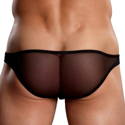 male power Bikini BRAZILIAN POUCH Noir
